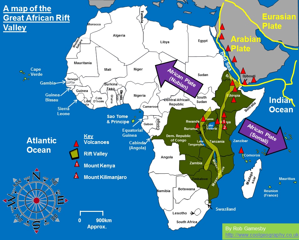 map of africa great rift valley        <h3 class=