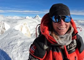 Kristin Harila começa projeto para escalar os 14×8 mil sem oxigênio em um ano