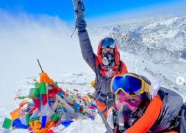 Cesalina Gracie faz cume no Everest